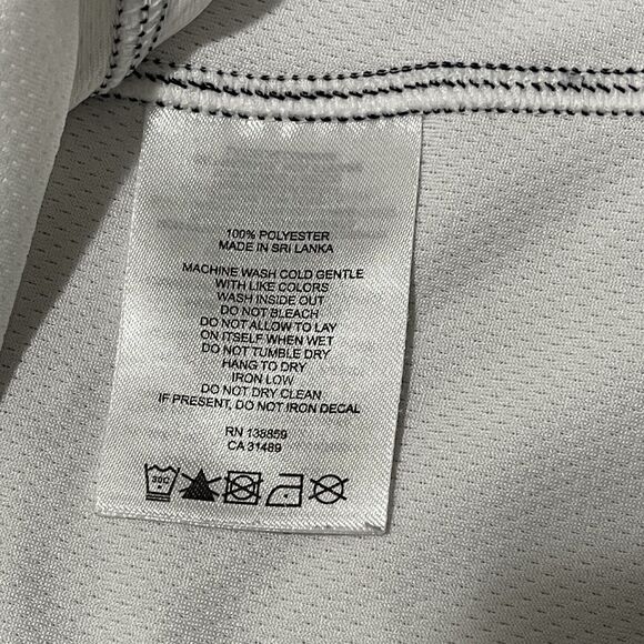 Golden State Warriors Sweatshirt Large White Columbia Omni-Wick Shotgun Pocket - Picture 8 of 13